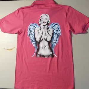 Pink Polo Marilyn Manroe
